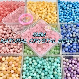 8mm（±0.5mm)  Natural Crystal Bead Set | Make 8 Bracelets